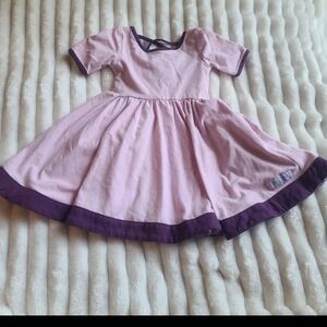 Sweethoney purple cross back twirl dress size 18 months